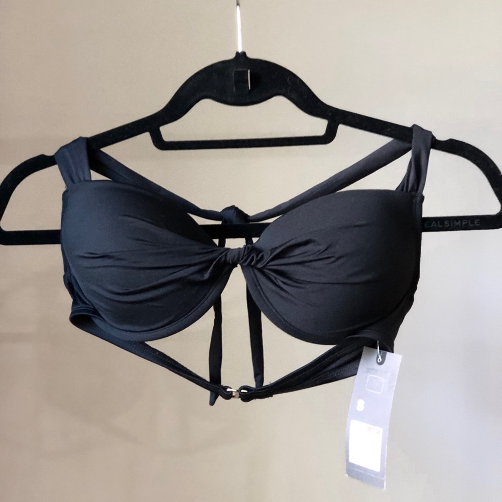 Target Black Padded Underwire Bikini Top